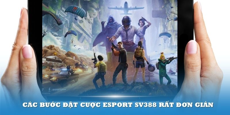 Các bước đặt cược Esport SV388 rất đơn giản